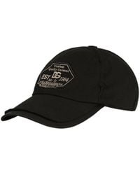 Dolce & Gabbana - Jersey Baseball Cap - Lyst