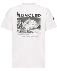 Moncler - K2 Print Short Sleeve Cotton Jersey T-Shirt - Lyst