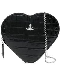 Vivienne Westwood - Orb Logo Heart-Shape Crossbody Bag - Lyst