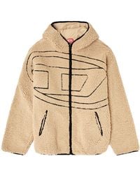 DIESEL - Teddy Hooded Jacket - Lyst