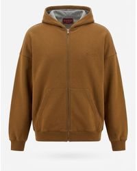 Gucci - Embroidered Hooded Jersey Sweatshirt - Lyst
