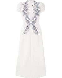 Jenny Packham - Fitted Midi Evening Dress - Lyst
