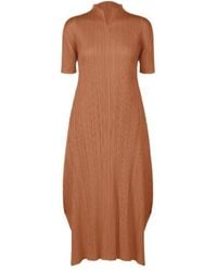 Pleats Please Issey Miyake - Pleats Please Issey Miyake Pleated Dress - Lyst