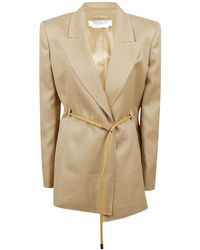 Gabriela Hearst - Braided-Belt Blazer - Lyst