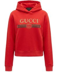 Gucci - Cotton Jersey And Cashmere Sweatshirt With Print - Lyst