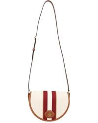 Bally - Striped Flap Shoulder Bag - Lyst