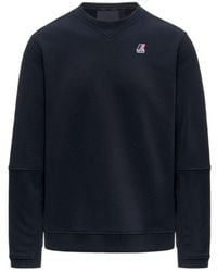 K-Way - Logo Crewneck Sweater - Lyst