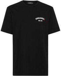 DSquared² - Regular Fit Rubber Logo T-Shirt - Lyst