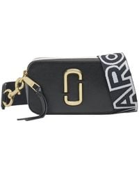 Marc Jacobs - The Snapshot Logo Plaque Crossbody Bag - Lyst