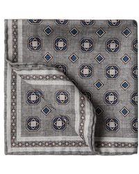 Brunello Cucinelli - Geometric Printed Finished Edge Scarf - Lyst