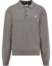 Celine - Polo Sweater - Lyst