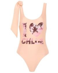Chloé - Chloé Scoop-Neck One-Piece Swimsuit - Lyst