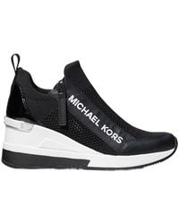 Michael Kors - Willis Stretch Knit Sneakers - Lyst