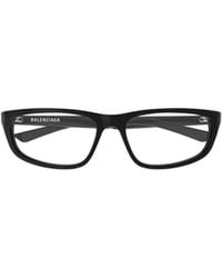 Balenciaga - Eyewear Rectangle Frame Glasses - Lyst