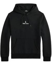 Polo Ralph Lauren - Logo Embroidered Drawstring Hoodie - Lyst