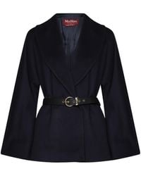 Max Mara - Mstabissi Belted Short Coat - Lyst