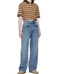 Isabel Marant - Isalyne Striped Pocket Polo Top - Lyst