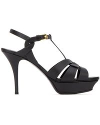 Saint Laurent - Tribute Open Toe Sandals - Lyst