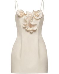 Magda Butrym - Cotton Flower-Detail Mini Beach Dress - Lyst