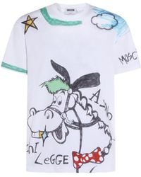 Moschino - Short Sleeve Printed T-Shirt - Lyst