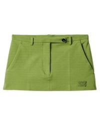 Miu Miu - Logo-Detailed Mini Skirt - Lyst