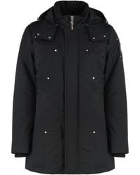 Moose Knuckles - Logo-Plaque Zipped Bomber Jacket - Lyst