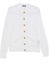 Balmain - Long-Sleeves Cardigan - Lyst
