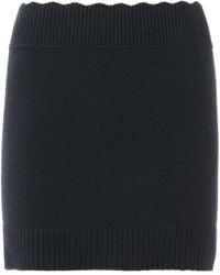 Chloé - Chloé Knitted Mini Skirt - Lyst