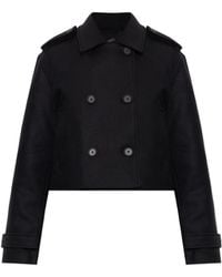 AllSaints - Button-Front Casual Jacket - Lyst
