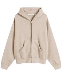 Fear Of God - Logo-Print Zip-Fastening Hoodie - Lyst