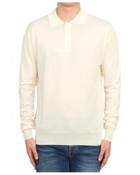 Lardini - Polo Shirt With Lapel Short Sleeve - Lyst