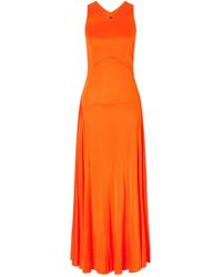 Proenza Schouler - Naia Satin-Jersey Maxi Dress - Lyst