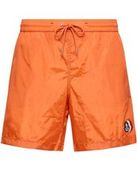 Moncler - Logo Swim Shorts - Lyst