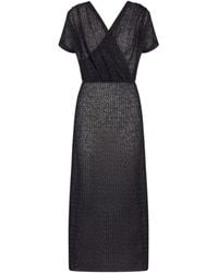 Dior - Wraparound Mid-Length Dress - Lyst