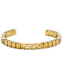 Versace - Greek Pattern Bracelet - Lyst
