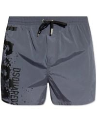 DSquared² - Elastic Waist Swimming Trunks - Lyst