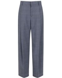 Marni - Wool Trousers With Prince Of Wales Check - Lyst