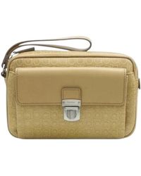 Ferragamo - Logo Hand-Held Bag - Lyst