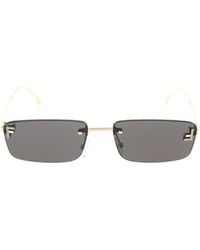 Fendi - Eyewear Rectangular Frame Sunglasses - Lyst