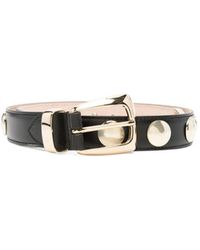 KHAITE - Stud-Detailed Buckled Belt - Lyst
