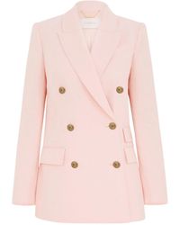 Zimmermann - Crush Double Breasted Jacket - Lyst