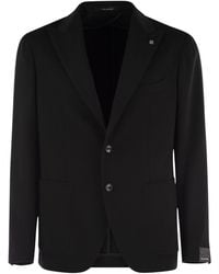 Tagliatore - Single Breasted Tailored Blazer - Lyst