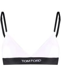 Tom Ford - Logo-Band Triangle Bra - Lyst