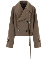 Ann Demeulemeester - Davin Double-Breasted High-Comfort Coat - Lyst
