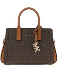 MICHAEL Michael Kors - Laila Extra-Small Signature Logo Crossbody Bag - Lyst