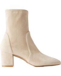 Stuart Weitzman - Yuliana Suede Sock Boots - Lyst