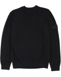 Stone Island - Compass Patch Knitted Jumper - Lyst