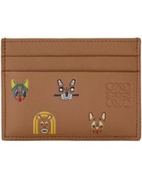 Loewe - Futurist Cat Printed Card Holder - Lyst