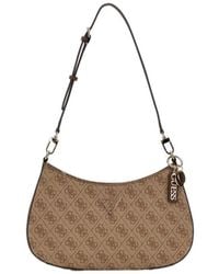 Guess - Monogram Shoulder Bag - Lyst