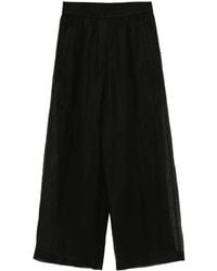 Brunello Cucinelli - Elasticated-Waistband Palazzo Pants - Lyst